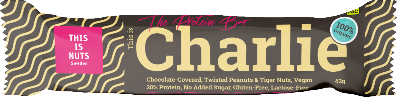 This is Nuts Charlie the Protein Bar 45 g