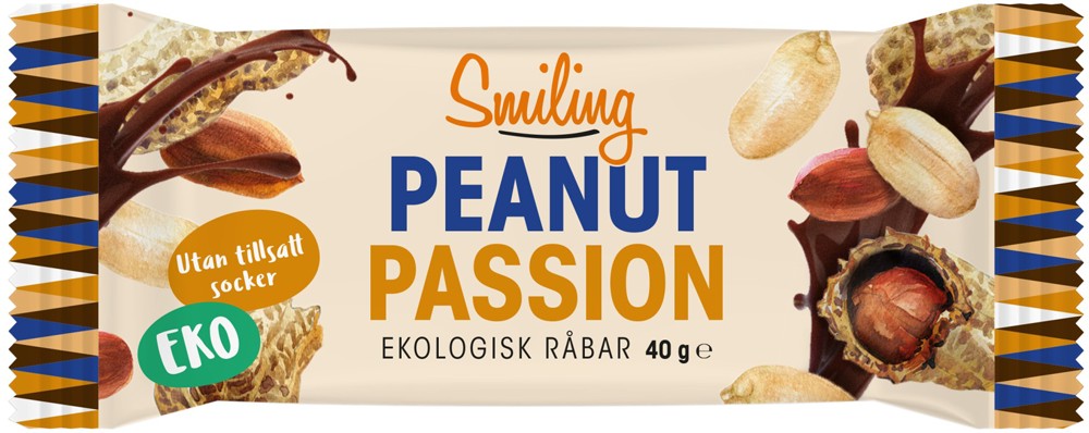 Smiling Peanut Passion Bar 40 g