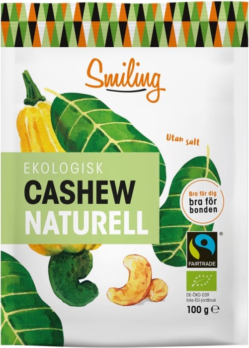 Smiling Cashew Naturell 100 g