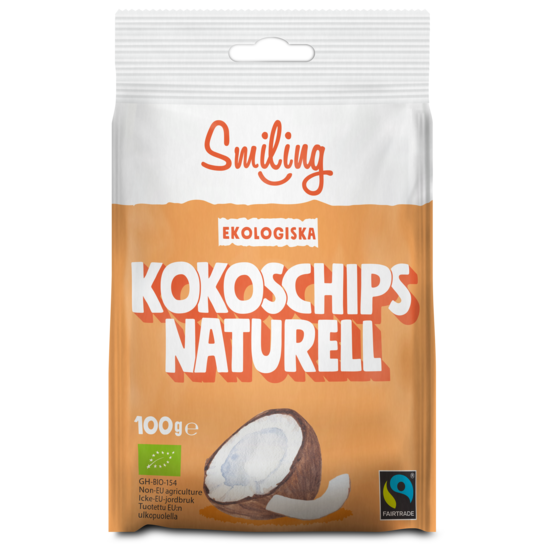 Smiling Kokoschips Naturell 100 g