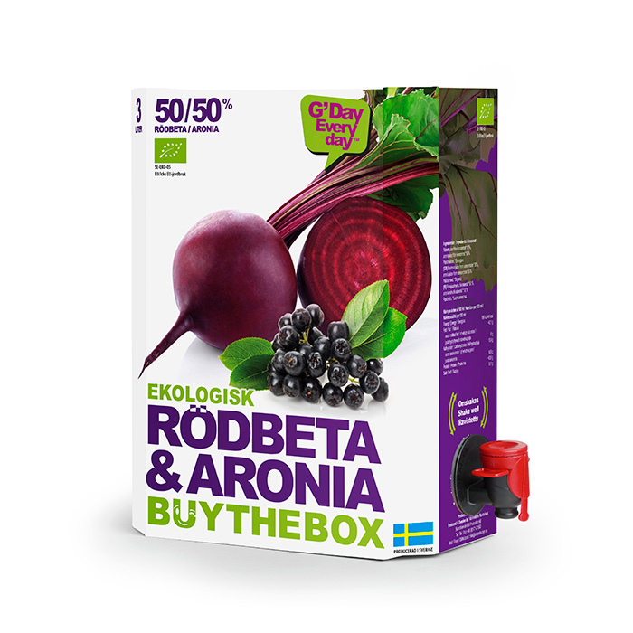 Buy The Box Ekologisk Rödbeta och Aronia 3000 ml