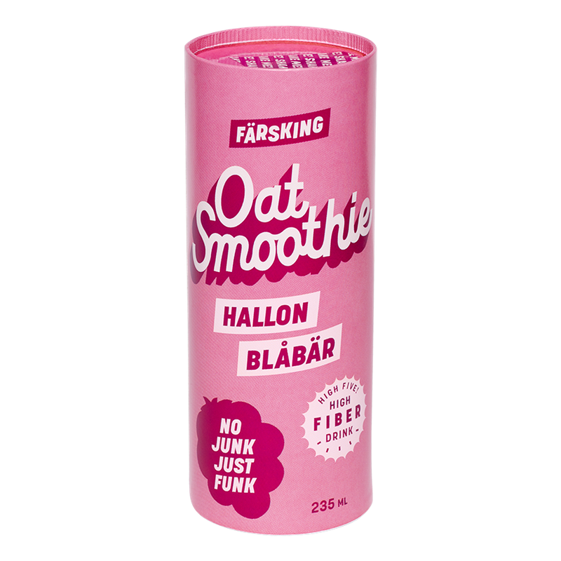 Färsking Oat Smoothie Hallon & Blåbär 235 ml