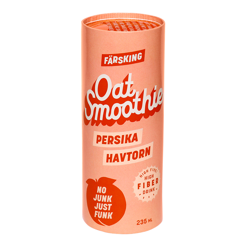 Färsking Oat Smoothie Persika & Havtorn 235 ml