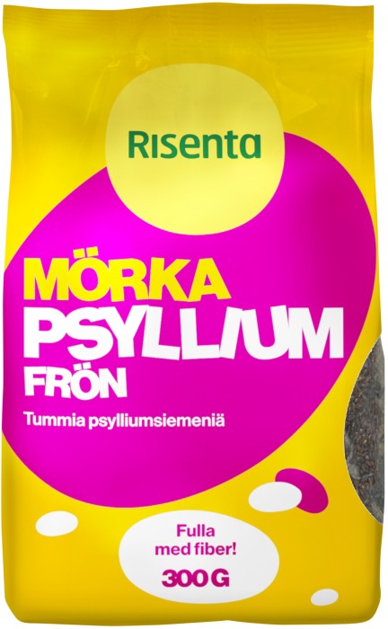 Risenta Mörka Psylliumfrön 300 g