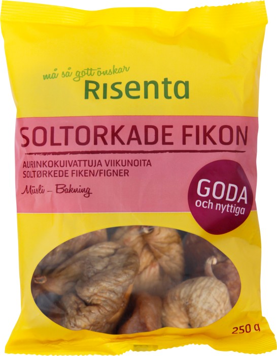 Risenta Soltorkade Fikon 250 g