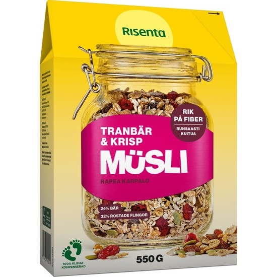 Risenta Müsli Tranbär & Krisp 550 g