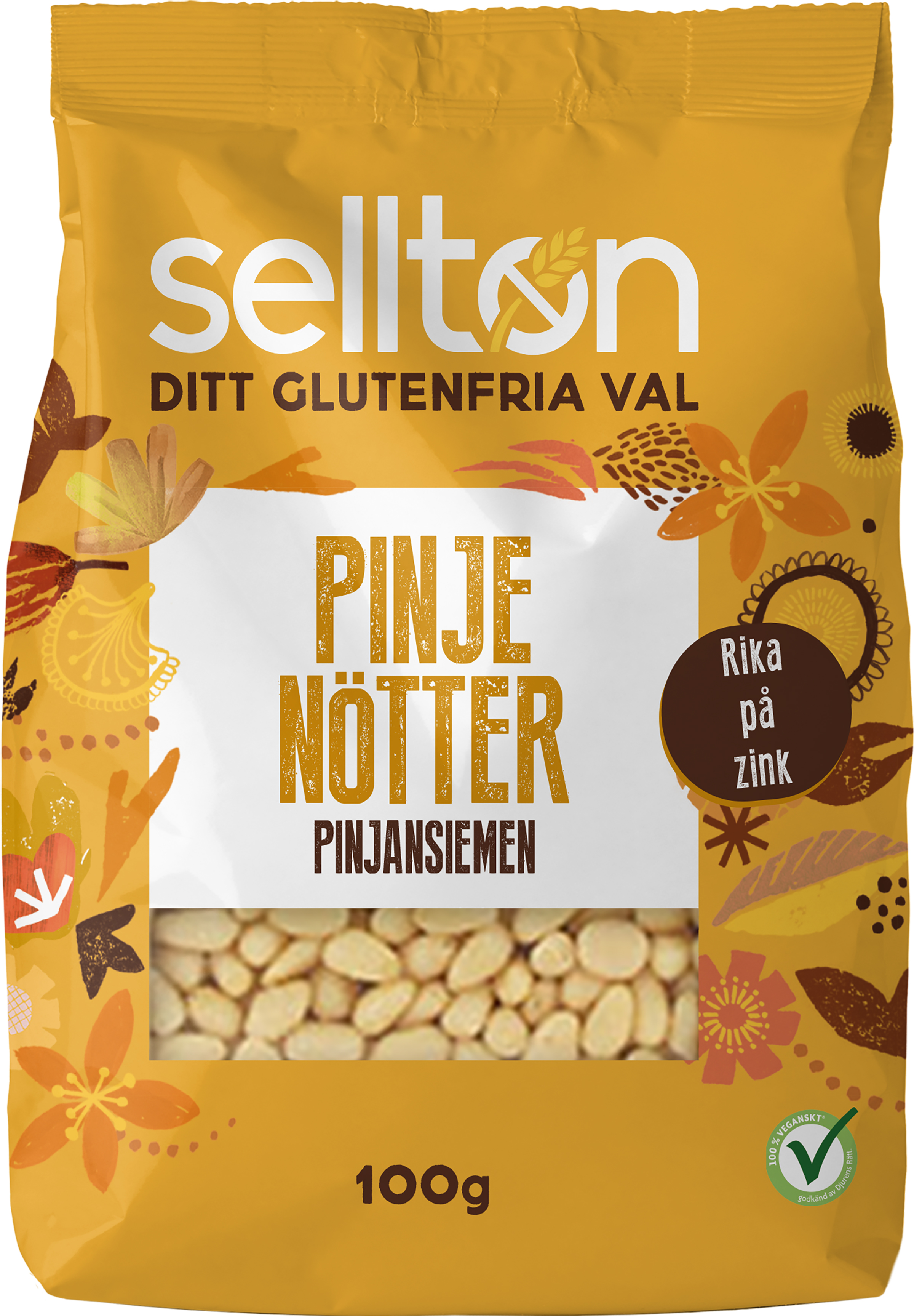 Sellton Pinjenötter 100 g