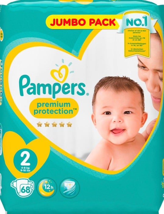 Pampers New Baby S2 4-8 kg 68 st