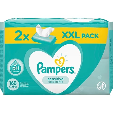 Pampers Sensitive Våtservetter 160-pack
