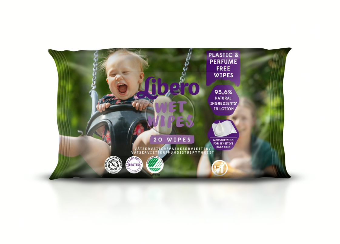 Libero Wet Wipes Travel Pack 20-pack