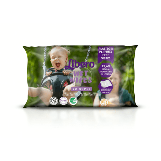 Libero Wet Wipes Travel Pack 20-pack