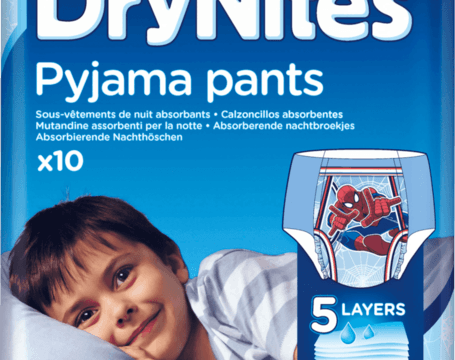 Huggies DryNites Nattblöja Pojke 3-5 år 10 st - MEDS.se