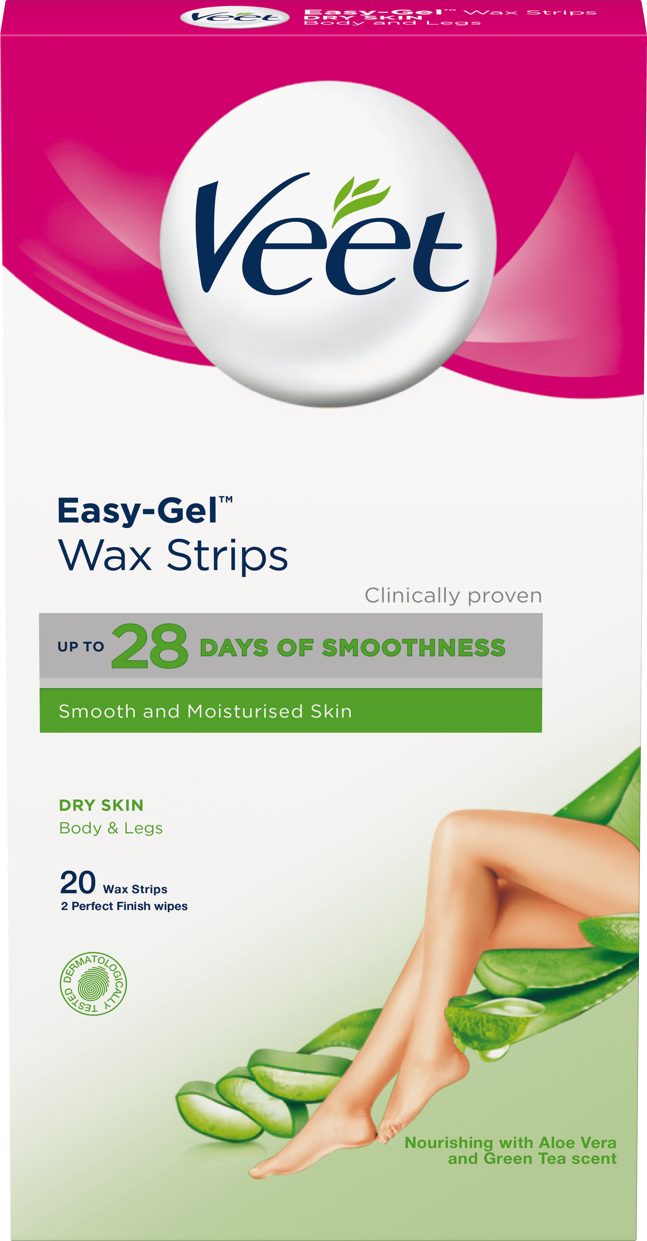Veet Wax Strips för ben 20 st