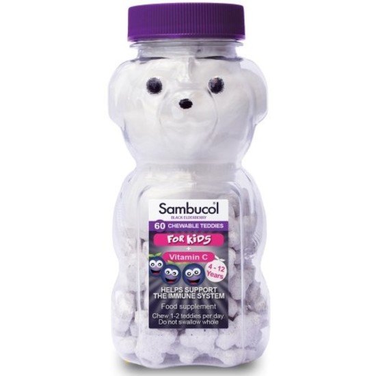 Sambucol Teddies 60 tuggtabletter