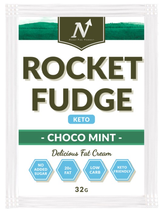 Nyttoteket Rocket Fudge 3 KETO Choco Mint 32 g