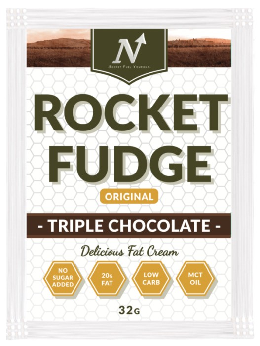 Nyttoteket Rocket Fudge 3 Original Triple Chocolate 32 g
