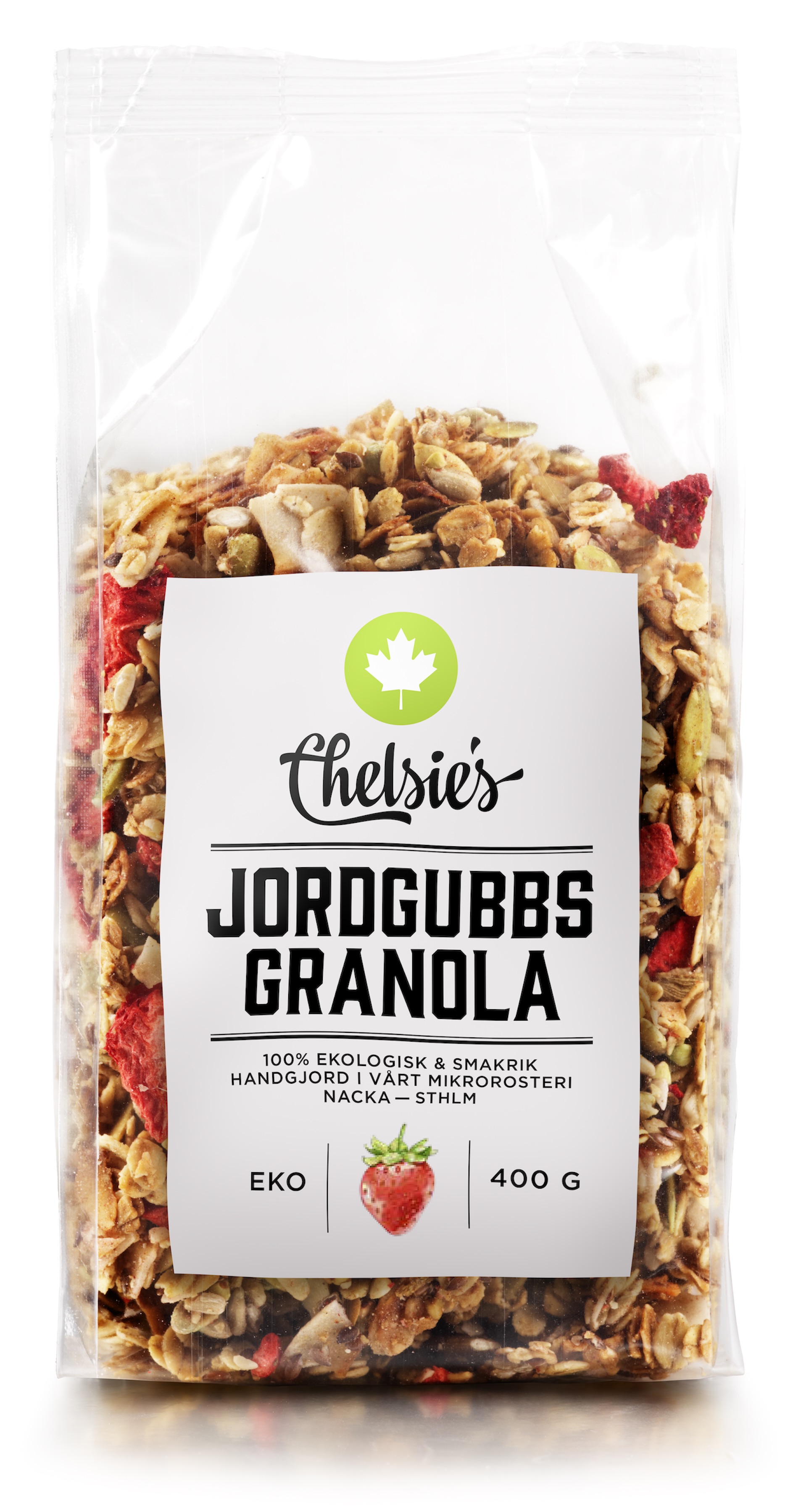 Chelsie's Organic Jordgubbs Granola 400 g