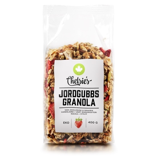 Chelsie's Organic Jordgubbs Granola 400 g