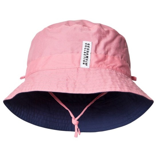 Geggamoja Vändbar Solhatt Navy/pink 24 0-4 månader