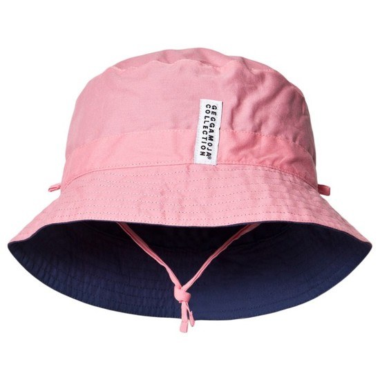 Geggamoja Vändbar Solhatt Navy/pink 24 4-10 månader