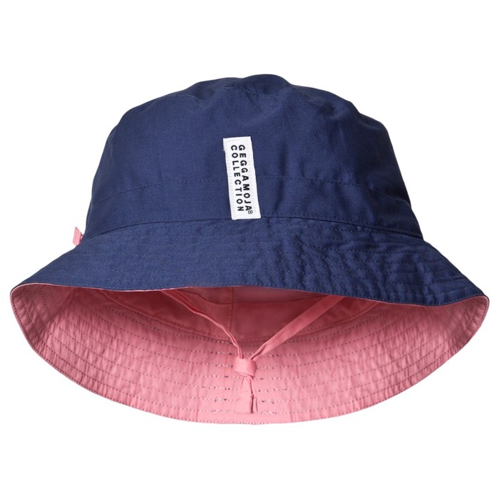 Geggamoja Vändbar Solhatt Navy/pink 24 10-24 månader