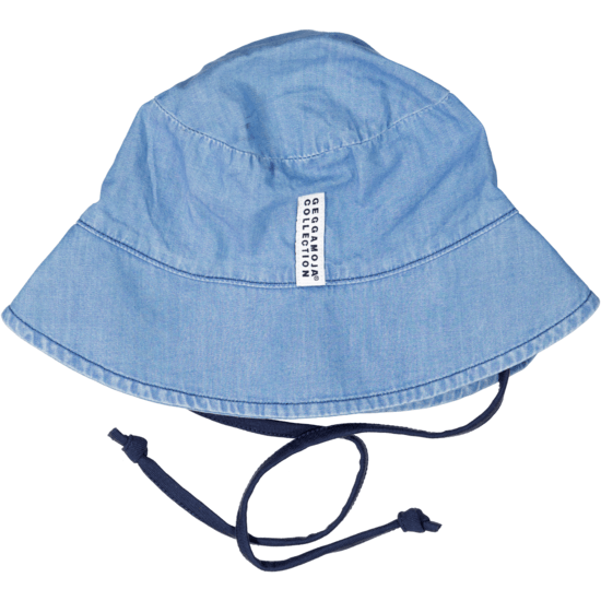 Geggamoja Solhatt Denim Blå 17 0-4 månader