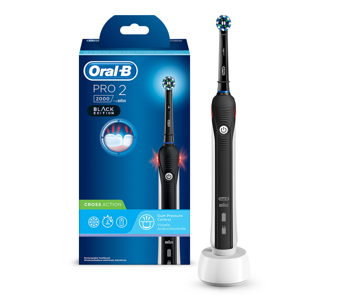 Oral-B Pro 2000 Cross Action Black Edition
