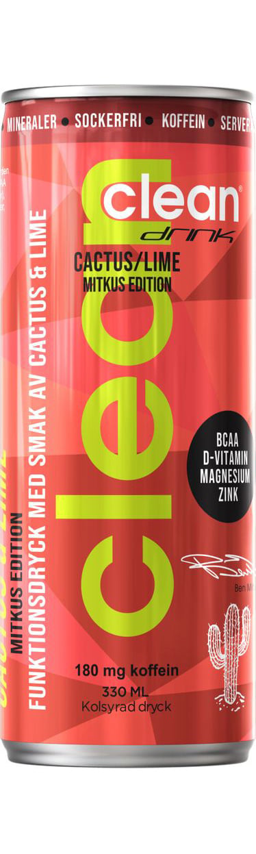 Clean Drink Mitkus Edition Cactus/Lime 330 ml