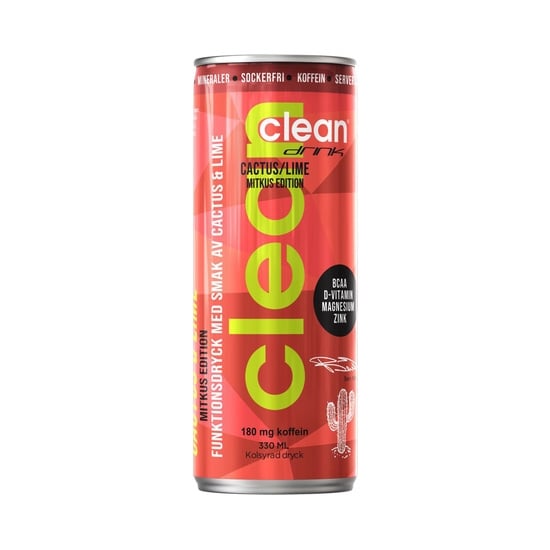 Clean Drink Mitkus Edition Cactus/Lime 330 ml