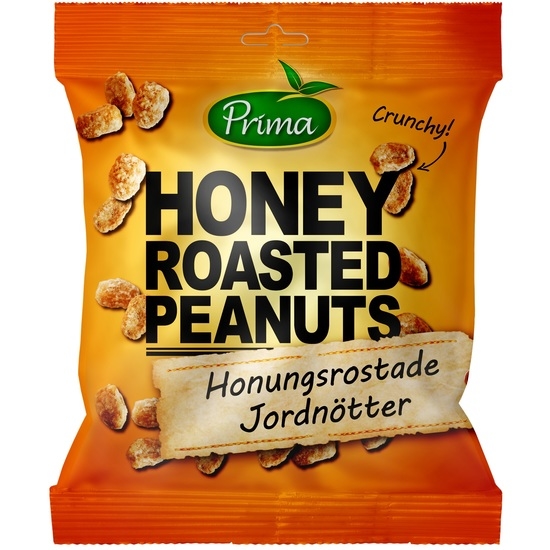 Prima Honungsrostade Jordnötter 140 g