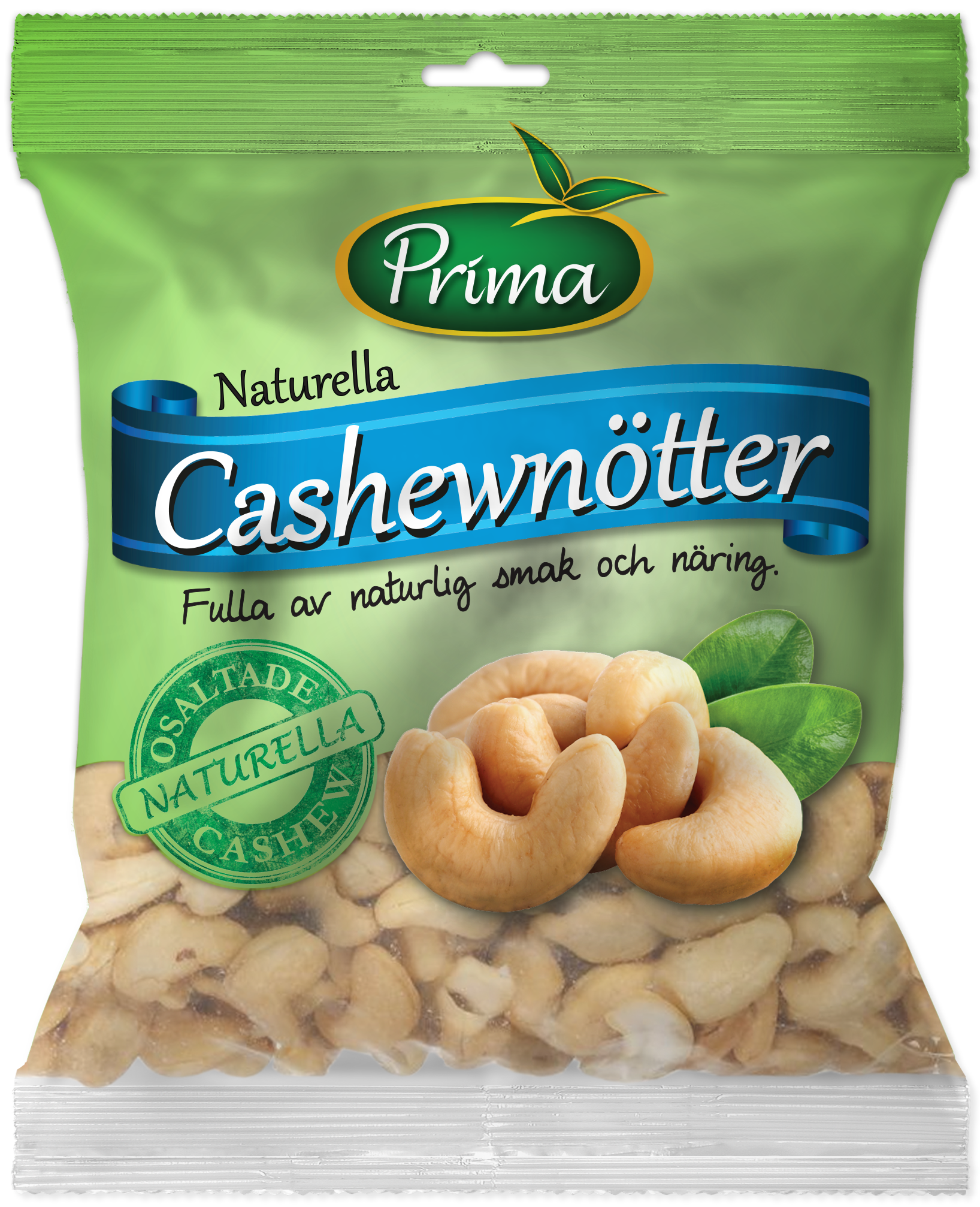 Prima Cashew Naturell Klass 1 400 g