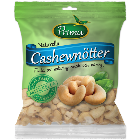 Prima Cashew Naturell Klass 1 400 g