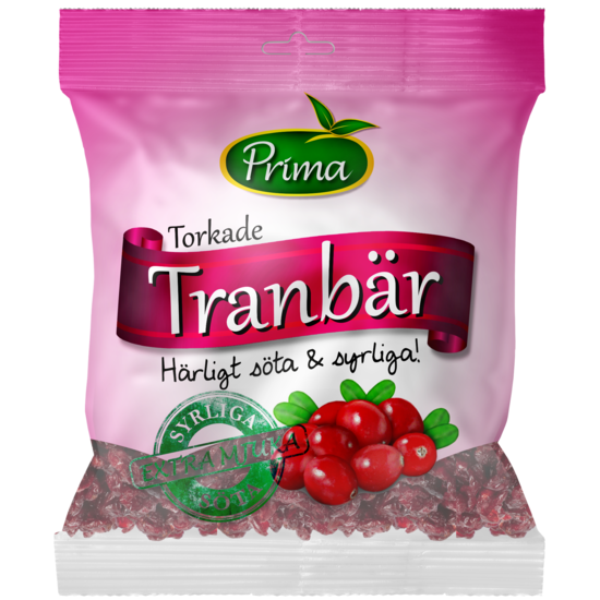 Prima Torkade Tranbär 150 g