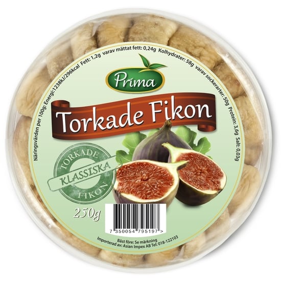 Prima Fikon Torkade 250 g