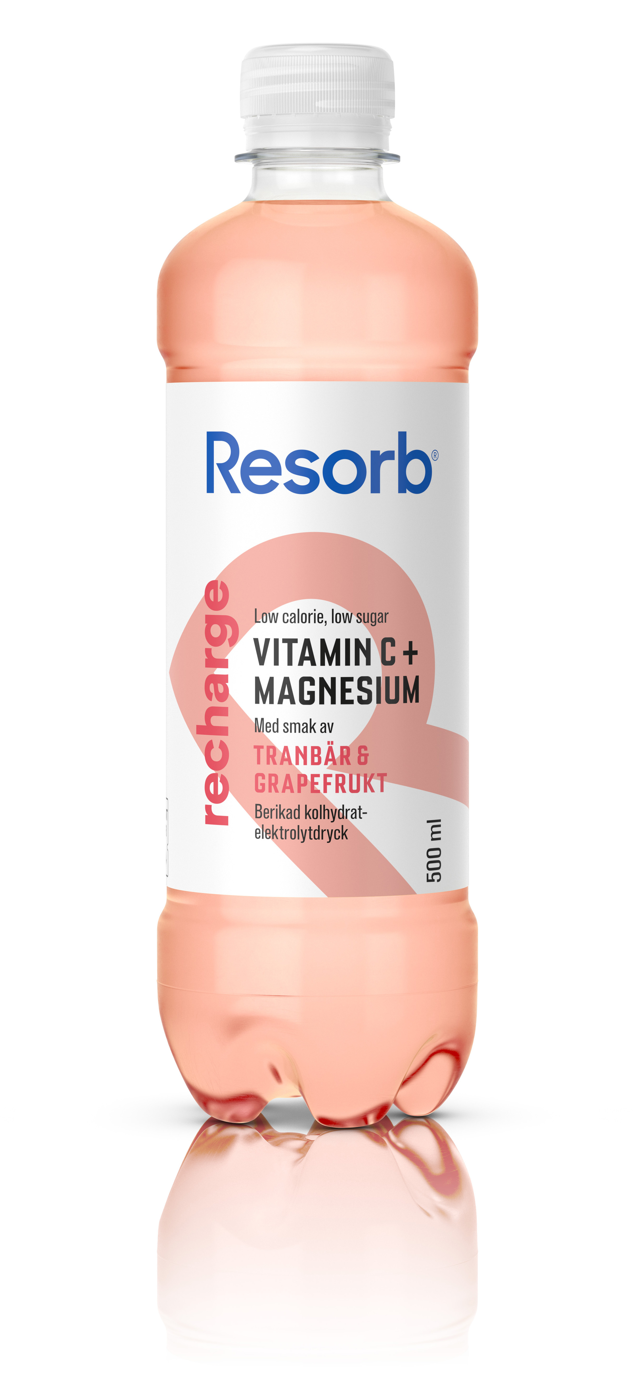Resorb Recharge Tranbär & Grapefrukt 500 ml