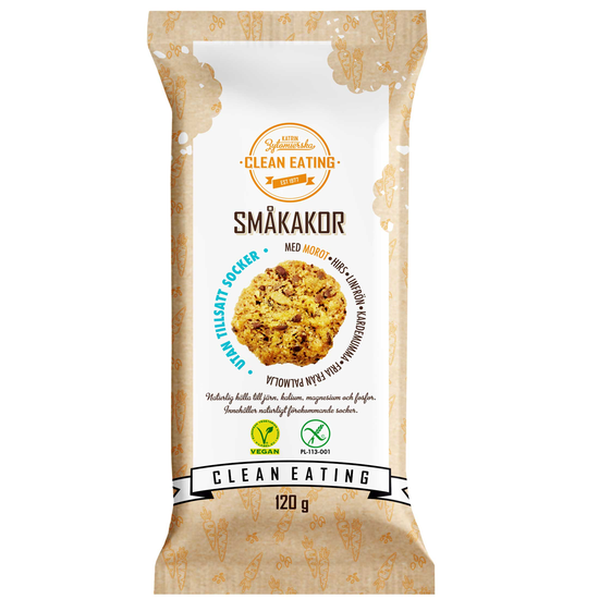 Clean Eating Småkakor Morot 120 g