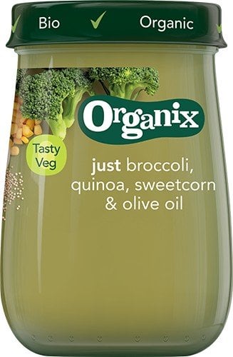 Organix Broccoli, Majs, Quinoa & Olivolja 190 g
