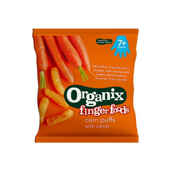 Organix Corn Puffs Carrot 20 g