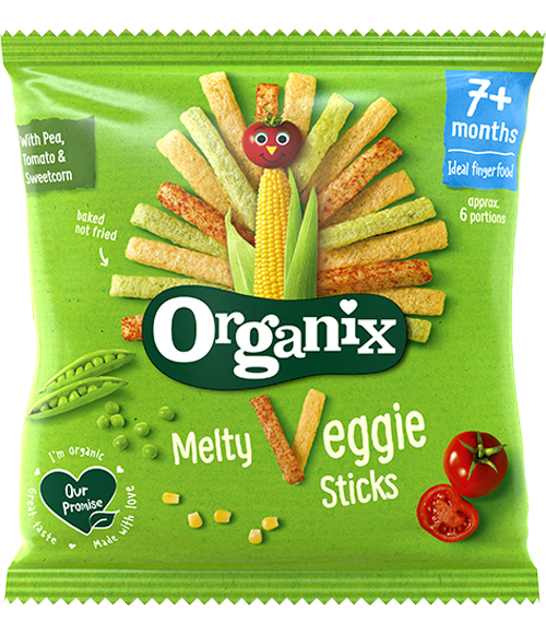 Organix Melty Veggie Sticks 15 g