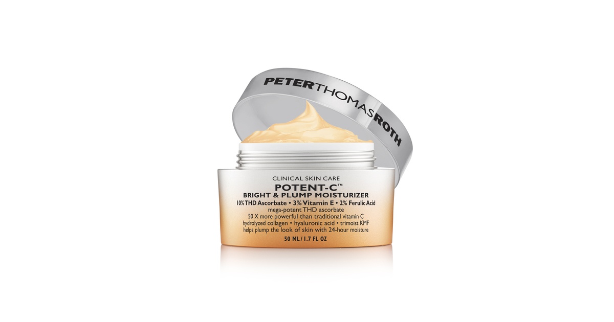 Peter Thomas Roth Potent C Bright & Plump Moisturizer – 50 Ml, Mit Vitamin C & Hyaluron