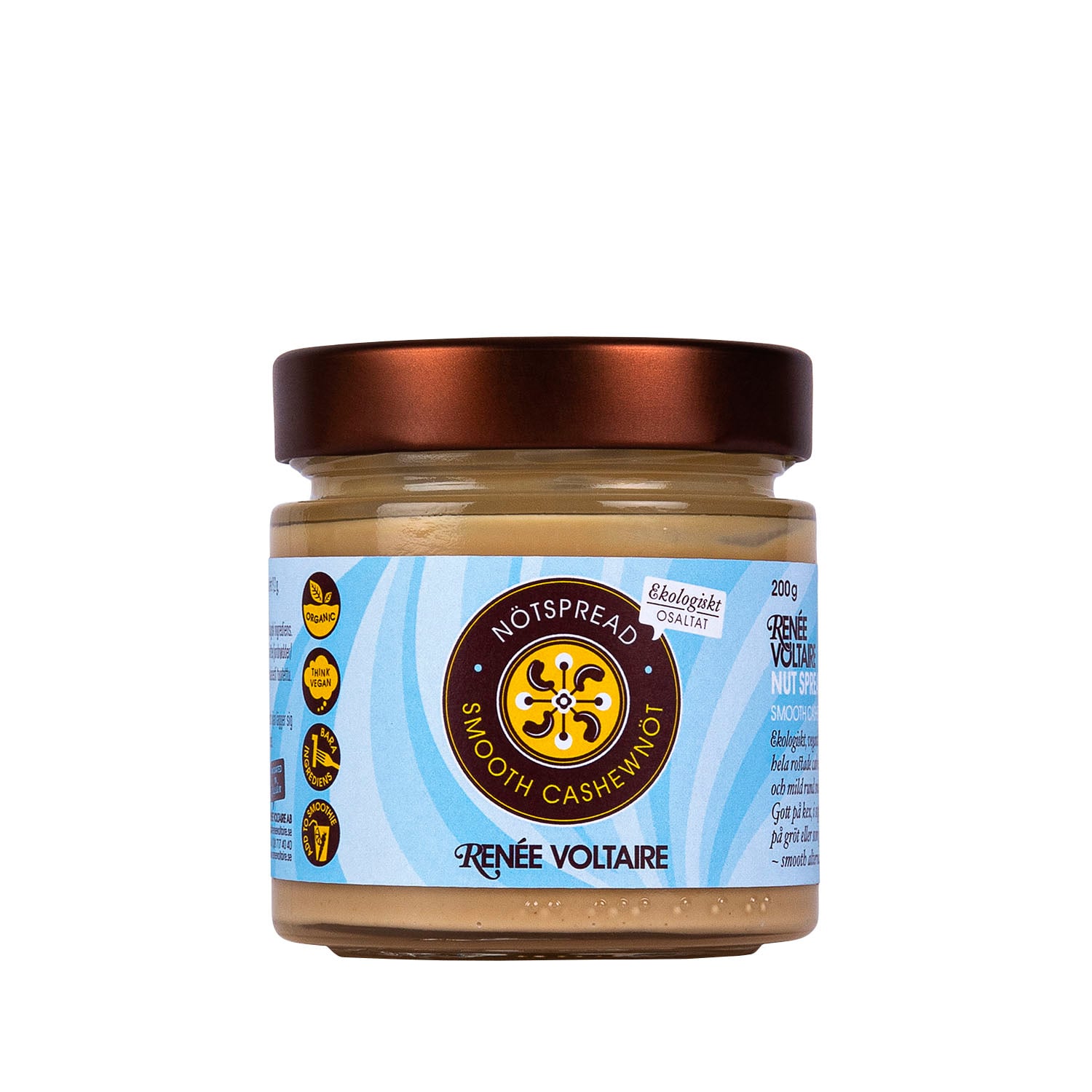 Renée Voltaire Nötspread Smooth Cashew 200 g