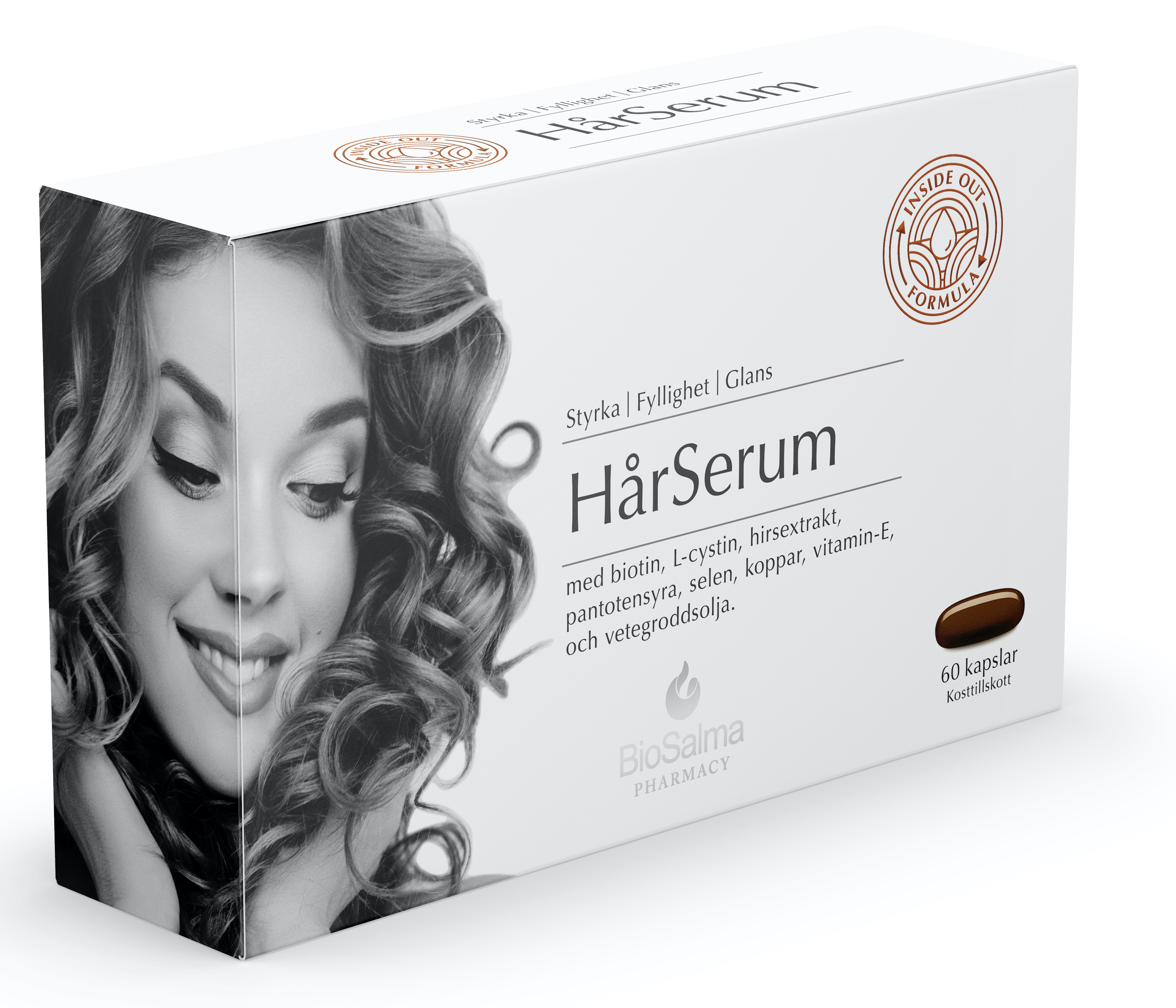 BioSalma HårSerum 60 kapslar