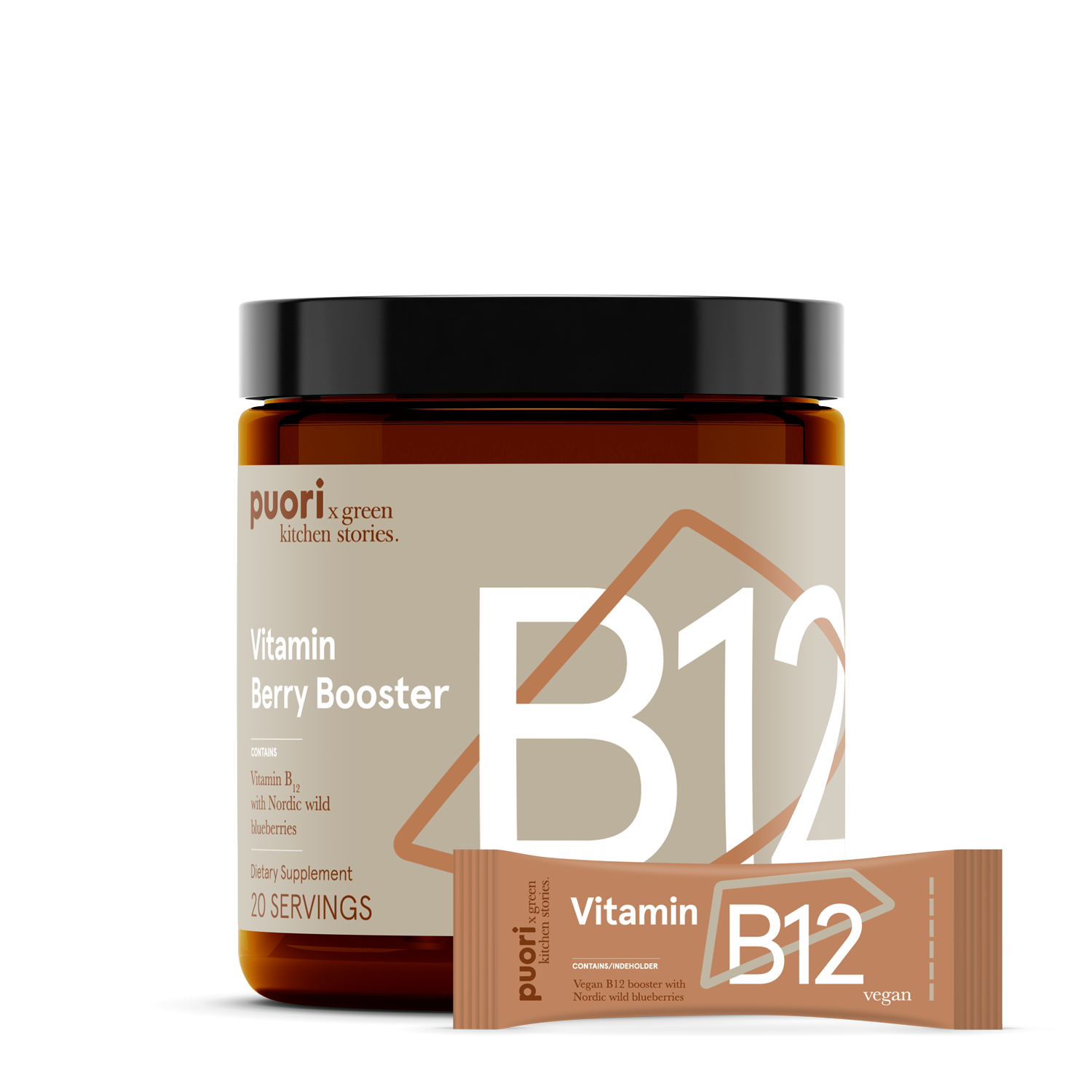 Puori B12 Berry Booster 20 doser