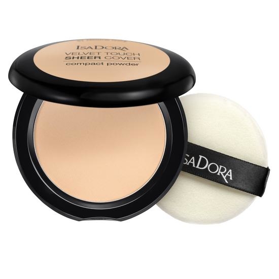 IsaDora Velvet Touch Sheer Cover Compact Powder Warm Vanilla 10 g