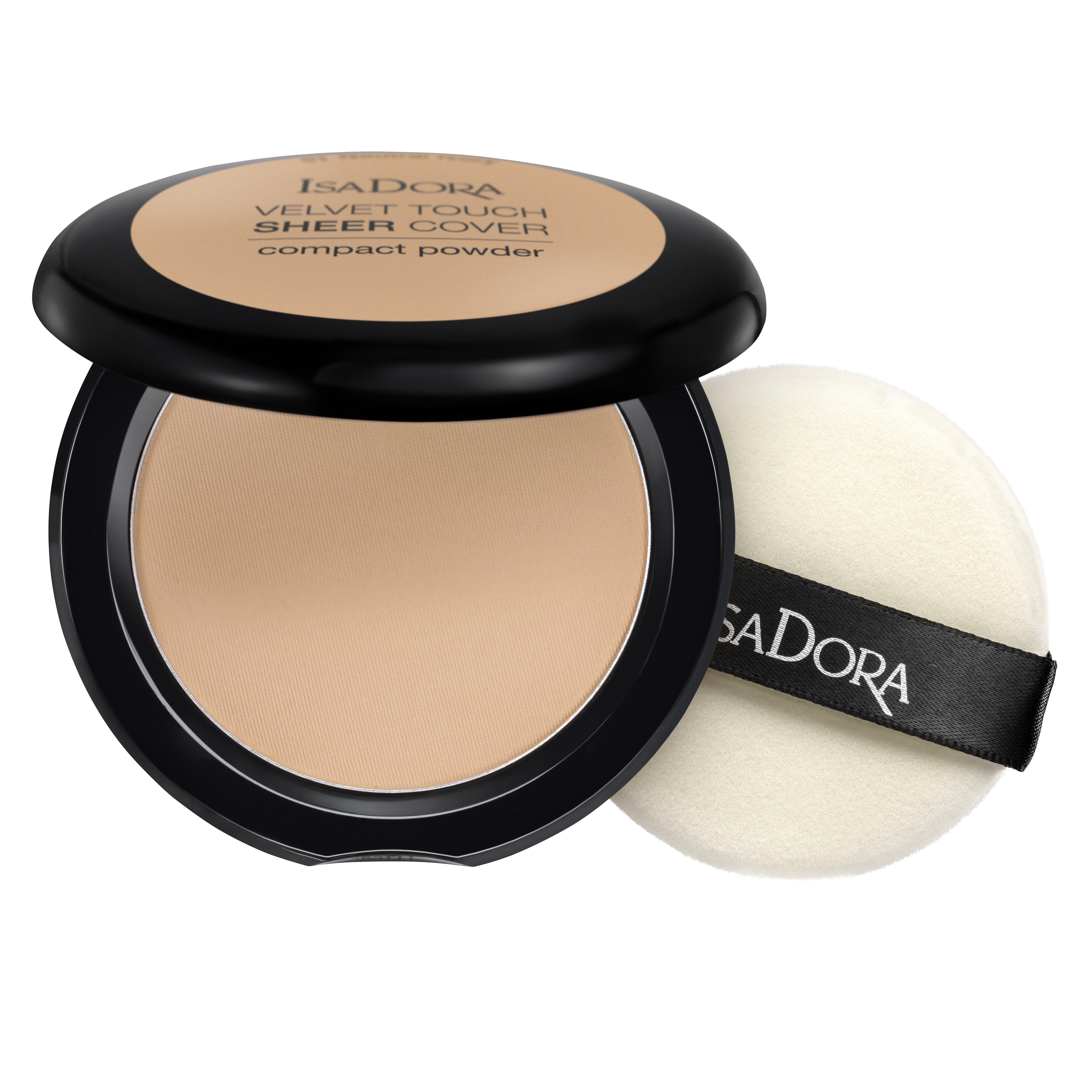 IsaDora Velvet Touch Sheer Cover Compact Powder Warm Sand 10 g