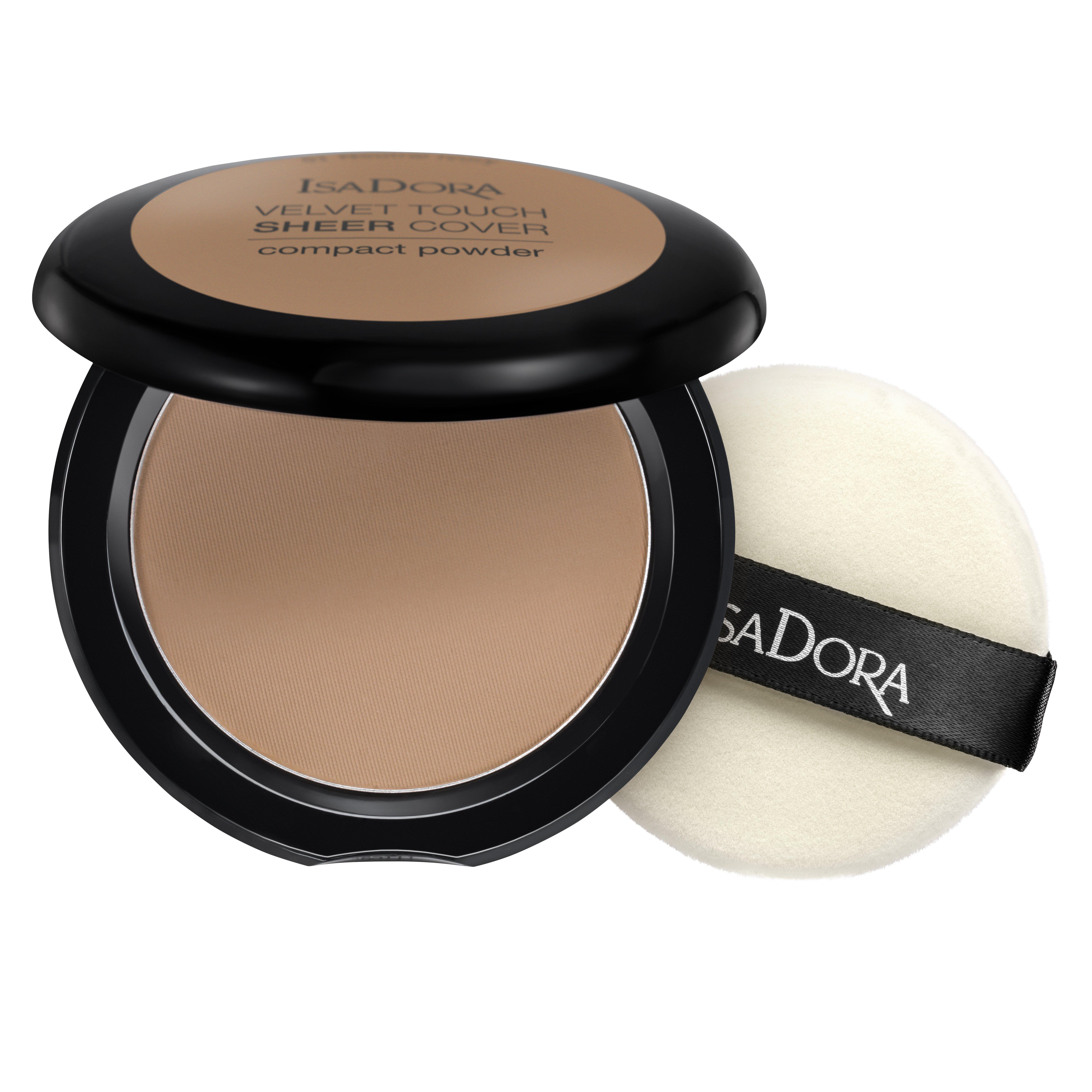 IsaDora Velvet Touch Sheer Cover Compact Powder Neutral Almond 10 g