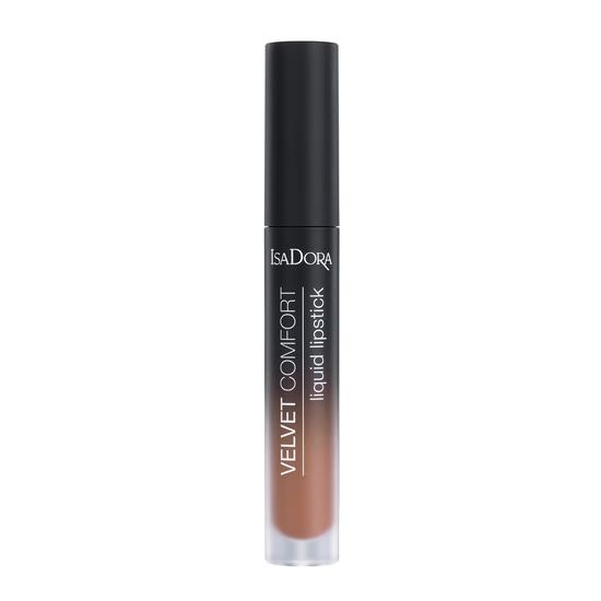 IsaDora Velvet Comfort Liquid Lipstick Warm Nude 4 ml