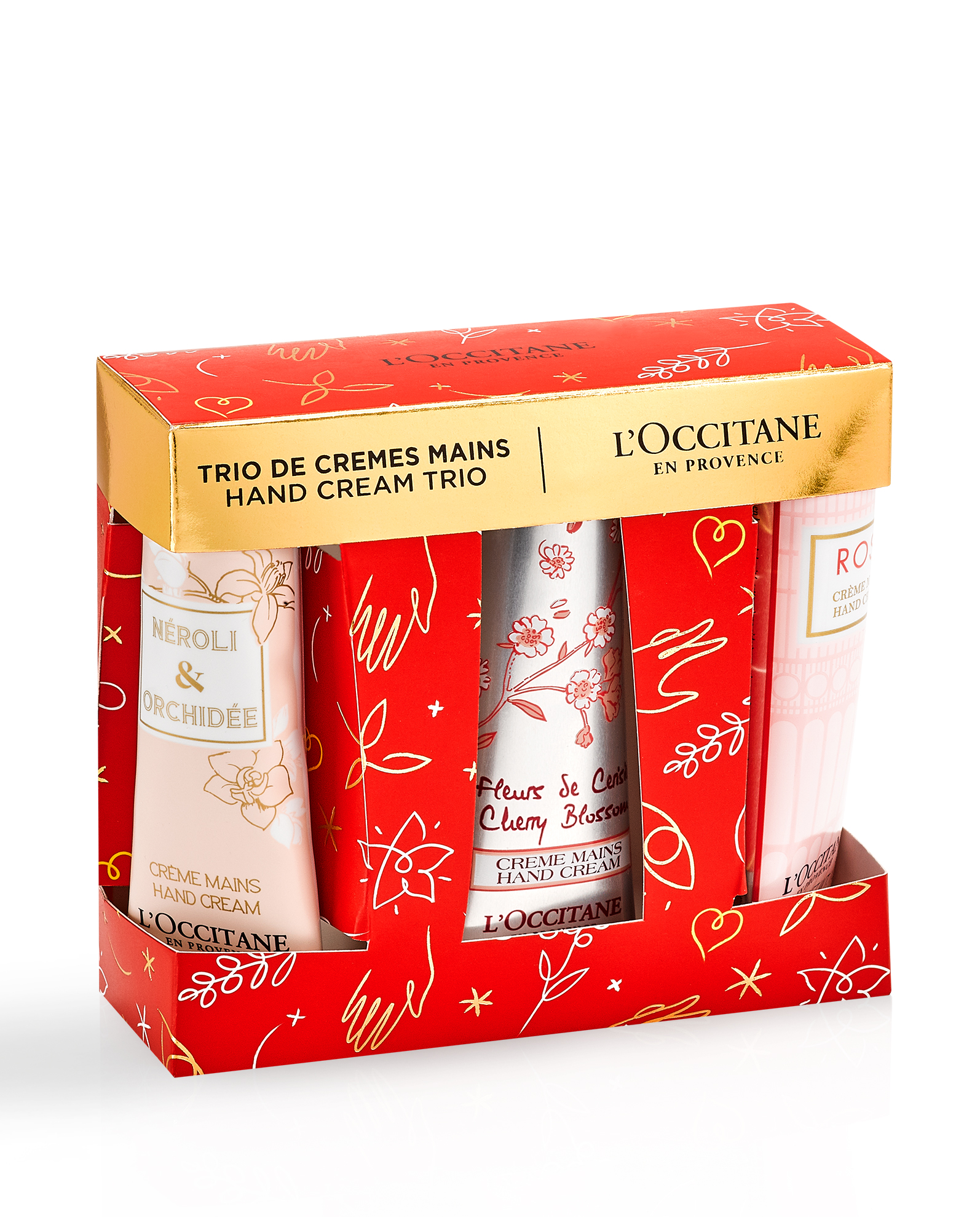 L’Occitane Floral Hand Cream Trio
