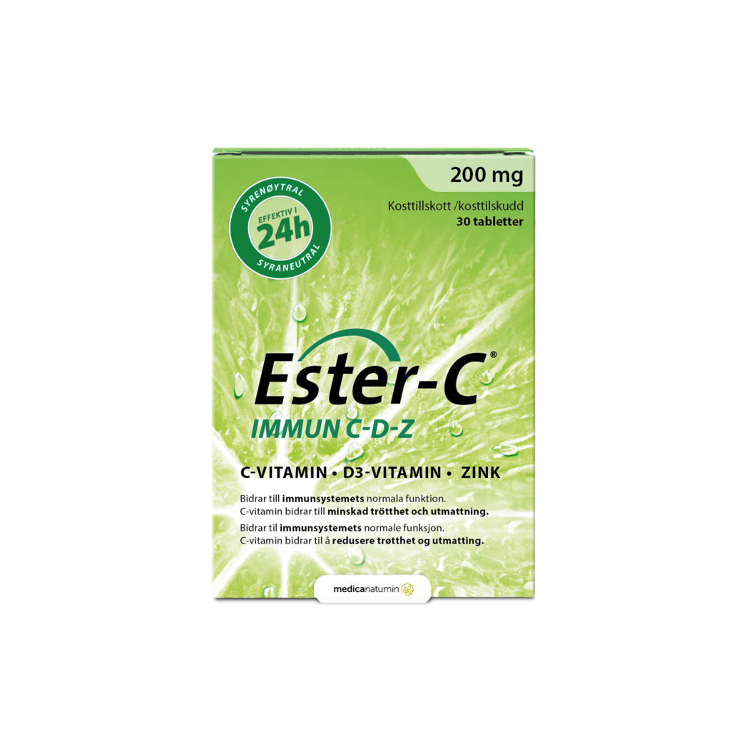 Ester-C Immun C-D-Z 30 tabletter