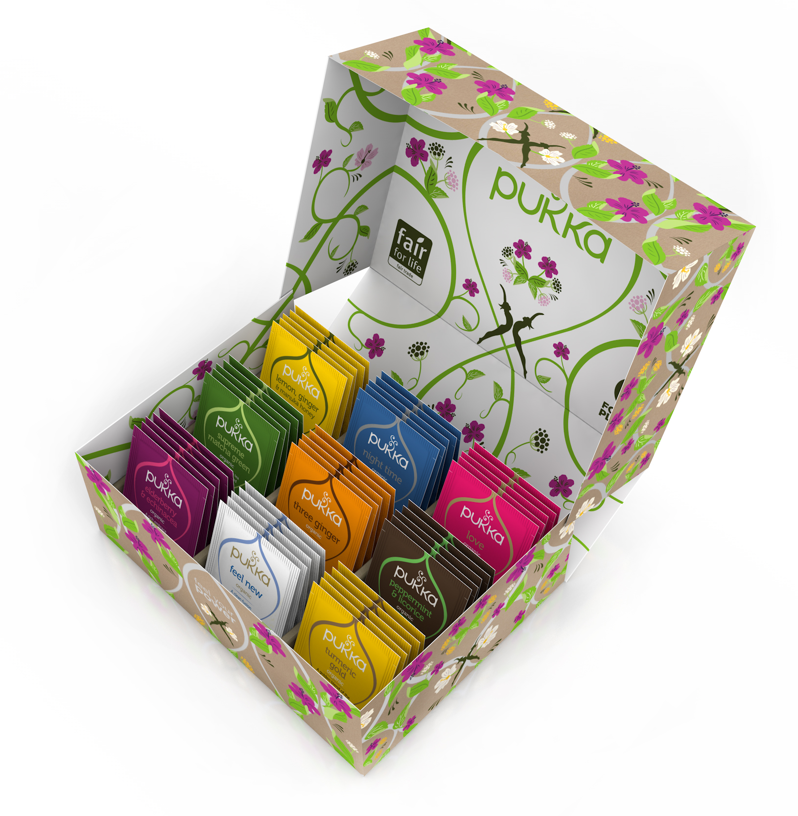 Pukka Te Selection Box Organic 45 st